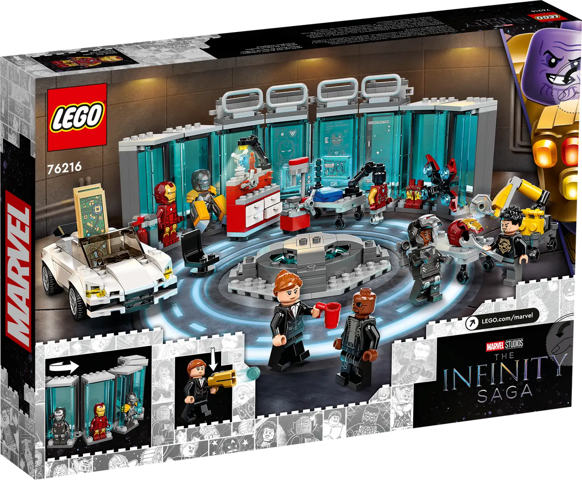 LEGO Marvel Iron Man Armory Set (76216)