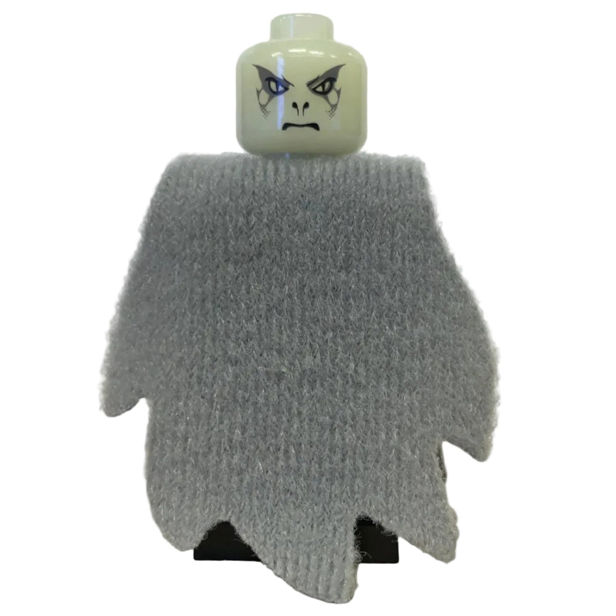 Lord Voldemort - Glow In Dark Opaque Head, Light Bluish Gray Dementor Style Cape, hp069c - LEGO® Harry Potter