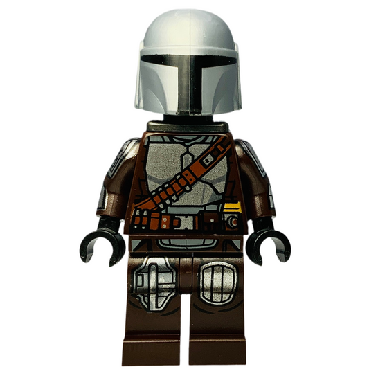 Din Djarin - Silver Beskar Armor, sw1166 (with Jetpack), LEGO® Star Wars Minifigure
