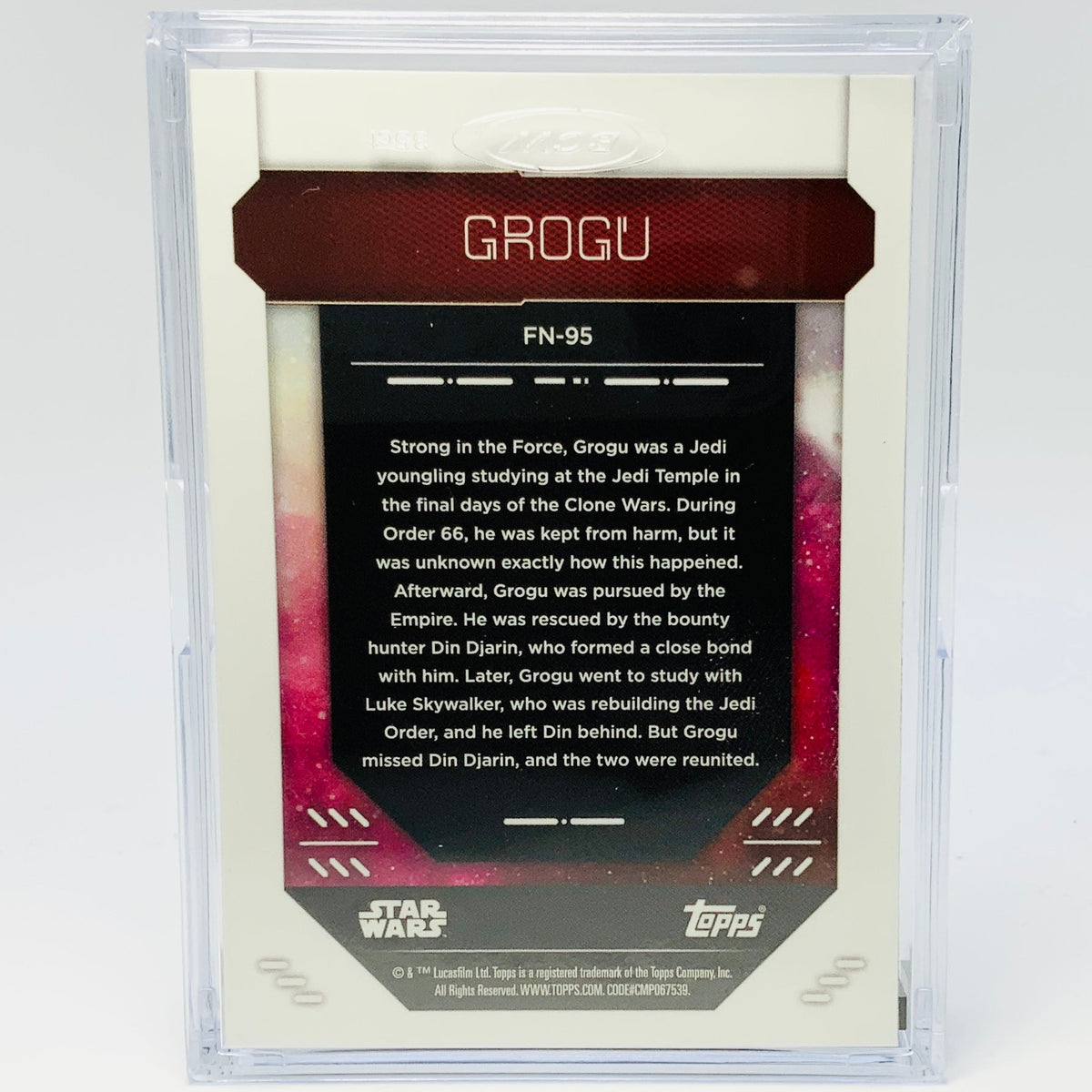 Grogu (The Child) with Trading Card & Collector’s Case