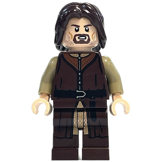 Aragorn - Dark Brown Legs, lor129 - LEGO® Lord of the Rings™ Minifigure