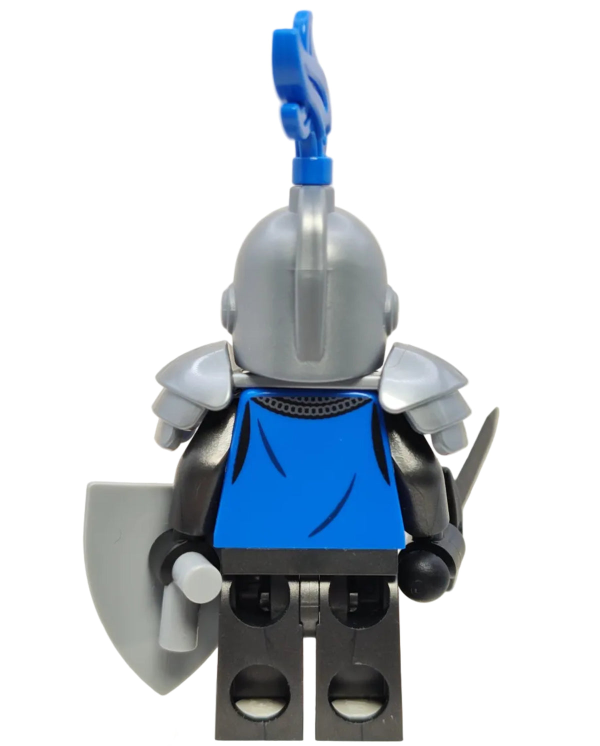 Modern Black Falcon Knight with Grille Helmet, abcastle002 - LEGO® Castle Minifigure