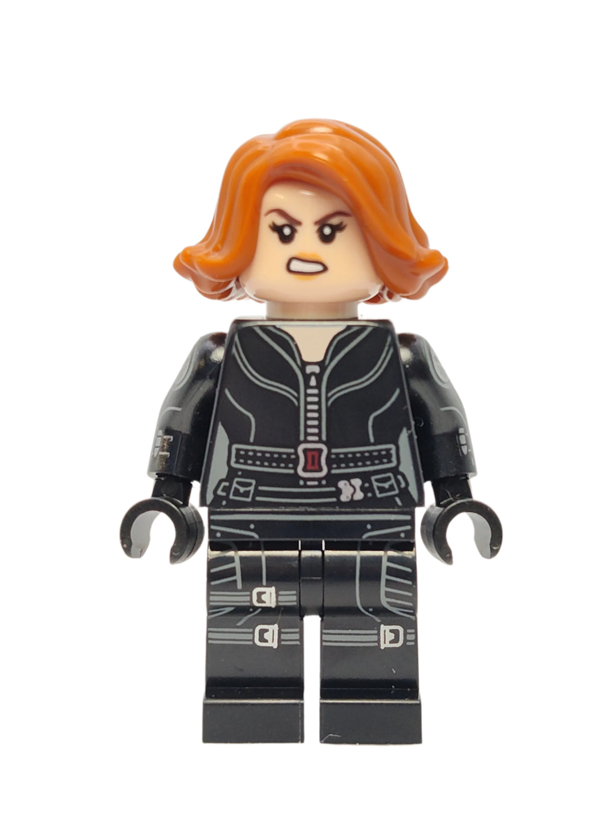 Black Widow - Black Jumpsuit with Printed Legs and Arms, sh0922