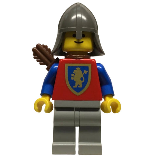 Crusader-Lion, Light Gray Legs, cas372 - LEGO® Castle Minifigure